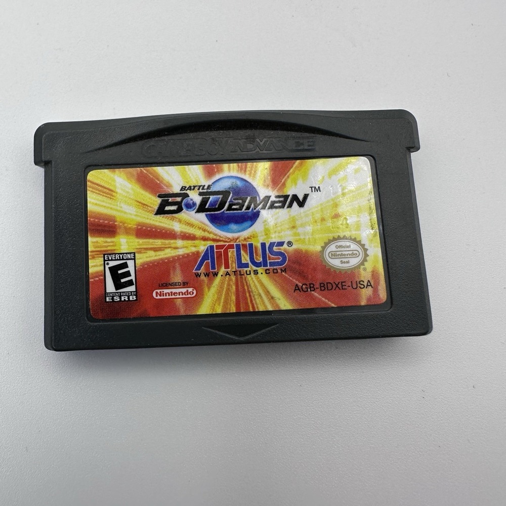 Battle B-Daman Nintendo Game Boy Advance GBA 2006 ATLUS AGB-BDXE-USA Authentic